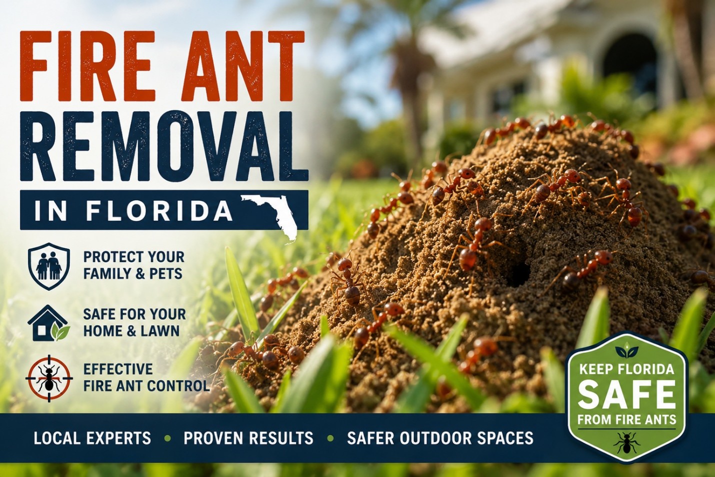 Eliminación de hormigas rojas en Florida: lo que deben saber los propietarios